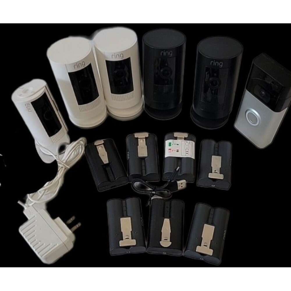 Ring Security Camera System with Doorbell Cam